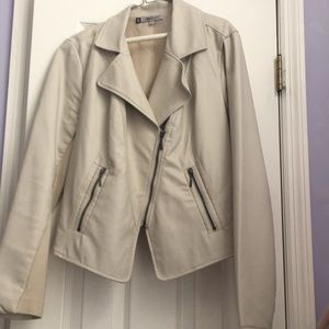Faux leather jacket